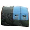 Tält och skyddsrum 58 Persons Big Double Layer Tunnel Tent Outdoor Camping Family Party Fishing Tell Tent House J230223