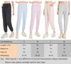 LL Women Athletic Jogger Pants Running Track Trackout Sweatpants Lichtgewicht snel droge jogging wandelen Active Walk Sports Pant