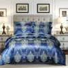 Satynowy Jacquard luksus trzyczęściowy styl king size queen comphforter Bed 230105