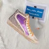 Golden Goose Deluxe Brand GGDB Вы Nouvelle version Mode Femmes High Top Chaussures Mid Slide Super Ball Star Baskets Chaussures De Luxe Sequin Classique Blanc Noir Rose Do-old Dir