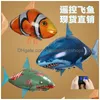 Party Decoration Remote Flying Fish Inflatable Sharks Can Fly Birthday Christmas Halloween Control Balloon. 1027 Drop Delive Ot7H3