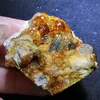 Dekorativa figurer 62G.RARE Natural Garnet Crystal Hexagonal Point Feldspar MICA MALS MULTI MUNTI MINERAL SYMBIOTIC HALO ENERGY HEALING