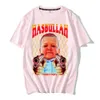 Herr t-shirts hasbulla kämpar meme t-shirt fan gåva mini khabib bloggare t-shirts män kvinnor hög kvalitet överdimensionerad grafik tee skjorta unisex 022223h