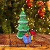 Decorazioni natalizie Decorazione gonfiabile per albero da 2,1 m Luci a LED Giochi da giardino per esterni