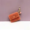 Keychains 10pcs/lot Fashion Jewelry Coin Purse Plush Key Ring Girls Bag Decorations For Women Accessories