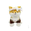 Juego de peluches Juego de Genshin Impacto Xiangling Guoba Raccoon Bear Doll relleno Cartoon Mascot Mascot Toy Cosplay Props Collection D Dhoxl