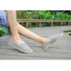 Scarpe eleganti Uomo Donna Lino Traspirante Casual Flat Fashion Canvas Espadrillas Summer Fisherman Driving Footwear 230223