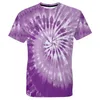 T-shirts pour hommes Magnifique Rainbow Tie Dye Imprimé T-shirt à manches courtes Hommes Hip Hop 2022 Nouveau Streetwear Top T-shirt Mode Casual O Cou T-shirt 022223H