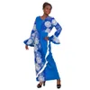 Afrykańskie sukienki dla kobiet Dashiki African Sukienki sukienki o długości kostki Długie rękaw 6xl dzienna suknia ślubna WY3778
