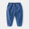 Jeans Jungen Jeans Blau Schwarz Frühling Herbst Kleinkind Kinder Hosen Kleidung Für Kinder Denim Hosen 230223