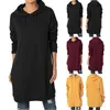 Heren Hoodies Vrouwen Casual lange mouw losse pullover tops Sweatshirt Mini -jurk