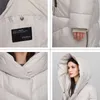 2022 Fashion Brand Down Parkas Women's Winter Jacket Women Coat New Long Thick Outwear Warm Female Jacket