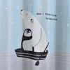 Cortina Ahoyikaa Cartoon Polar Bear Blackout para Kids Room Infrond Sarbas Babil Quarto de Vida Janela L230105