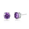 Stud Earrings Luxury For Women Fashion High End Jewelry 2023 Grace Shiny Noble Trendy Party Wedding Lady Accessories Gift