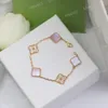 sıcak Bayan Tasarımcı yonca Bilezikler 4A tasarımcı mücevherat lazer elmas çekicilik elmas bilezik Dans Partisi Kadınlar Üstün Kalite