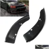 Pare-chocs 1 paire de pare-chocs avant de voiture Splitter Lip Déflecteur Lèvres Diffuseur Spoiler Protection pour Dodge Charger SRT Scat Pack Drop Deliver Dhhsx