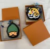 Exclusive high appearance level travel new Tiger wallet headphone keyring