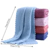 Towel Microfiber Fast Drying Solid Color Soft Towels Long Coral Velvet Absorbent Jacquard Home Use Clean Face