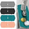 Kitchen Faucets Silicone Water Splash Guard Bathroom Faucet Drip Protector Sink Draining Pad Behind Sponge Soap Drying Tray