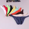 Underbyxor sexiga män underkläder trosor ultra tunn andningsbar låg midja bikini 10 färger storlek m-xxl gay