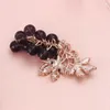 Brooches FARLENA Jewelry Purple Crystal Glass Grape Brooch Pins For Women Accessories Fashion Rhinestones Badges