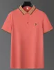 Polo da uomo T-shirt da uomo ricamata T-shirt da uomo in puro cotone moda casual polo manica corta da uomo TAGLIA M - 4XL