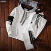 Mens Tracksuits Petrovic Sweatshirt Set Hoodiessweatpants Tracksuit 2 Piece Outfits Joggers Passar Manliga Pullover Streetwear Clothes 230223