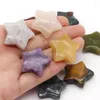 Charms Natural Stone Furnishing Articles Rose Quartz Agate Opal Star Shape Crystals and Stones Healing Home Decoration Julpresent