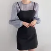 Women's T Shirts 2023 Summer Light Luxury Sexy Fashion Korean Puff Sleeve Chiffon Shirt Top Coat Boutique Clothing All-match