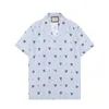 2023 Mens Designer Luxury Shirts Luxury Clothes Short Sleeve Letter Print Casual Summer Collar Womens Size M-3XL