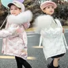 Vestes d'hiver pour filles, manteaux à la mode, vêtements d'extérieur à ailes brillantes, vêtements épais et chauds pour enfants de 3 à 10 ans, Parkas 230222