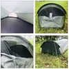 Tält och skyddsrum enskild person vattentät sovsäck täcker större utrymme canopy ultralight bivvy väska tält bivvy säck för utomhus camping j230223