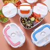 Elektriska uppvärmda lunchlådor Hem Portable Bento Food Heater Rice Container varmare servis 230222