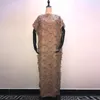 Parti Elbiseleri Kuwait Dashiki Elbise Baskı Bohemia İpek Eşarp Hijab Gevşek Zarif Müslüman Abaya Baz Gowns Broder Riche Sexy Lady