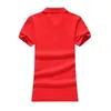 Bloups feminina camisas 100 algodão mulheres finas Golf Polo Lady Lady Casual Tshirt Summer Bordado Feminino Camisa de Manga Curta Tops 230223