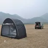 Tents and Shelters Black SUV Car Rear Extension Tent Bicycle Storage Outdoor Camping Multipurpose Large Space Oxford Silver Coated Waterproof Tour