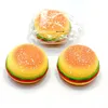Creative Toy Burger Vent Tofu Ball Dragon Fruit Jouet de décompression à rebond lent