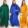 Abbigliamento etnico Taglie forti Abiti con nappe per le donne Tacchino africano Boubou Africain Femme Moda musulmana Abayas Dubai Dashiki Stampa Maxi Robe