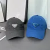 Luxurys Desingers P-Letter Baseball Cap Damenkappen Manempty Stickerei Sonnenhüte Mode Freizeit Design Blockhut 4 Farben Gestickt Gewaschen Sonnenschutz hübsch