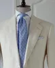 Men's Suits 2023 Khaki Linen Men's Jacket Bridegroom Tuxedo Tailor-Made Wedding Custom Single Breasted Male Blazer