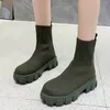 Laarzen herfst en winter high-top sokken damesontwerper slip-on sneakers zapatillas wandelschoenen mannen 230223