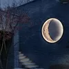 Wandleuchten Nordic Moon Led Harz Lampe Moderne Wohnzimmer Schlafzimmer Treppe Badezimmer Balkon Licht Außerhalb Wasserdichte Wandlampen