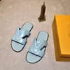 Zapatillas de diseñador Sandalias planas clásicas de playa Chanclas de cuero de lujo de verano para mujer Chanclas de calidad superior para hombres y mujeres Tamaño 35-44