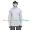 Hunting Jackets Aftco Fishing Hoodie Shirt For Men And Women Long Sleeve Hiking With Mask Uv Neck Gaiter Top294l