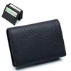 Plånböcker aetoo enkel multifunktionell läder liten kortväska handväska män och kvinnor kreativ bärbar affärslagring