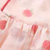 Girl Dresses Baby Party Dress Short Sleeve Princess Ball Gown Chinese Style Vintage Cute Infant Birthday