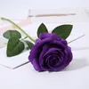 Simulation fake rose single rose flower arrangement wedding supplies wholesale living room decoration pieces the bride holding fake flowers