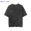 wangcai01 T-shirt da uomo Goth Pain Stampa Oversize Grunge Y2k T-shirt da uomo Streetwear Retro Vintage Abbigliamento T-shirt 2022 Estate Casual Top T-shirt in cotone 0224H23