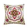 Pillow Cotton Ethnic Style Embroidery Case Car Cover Sofa Large 45x45cm Luxury