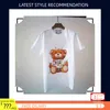 Womens T-Shirt Mens T-Shirt Tops Trends Colored Bulb Teddy bear Designer Casual Cotton Short Sleeves Luxury Clothing Couples Clothes